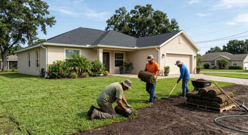 Grass Installation in Aiken, SC
