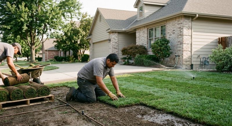 Lawn Sodding in Rockwall, TX
