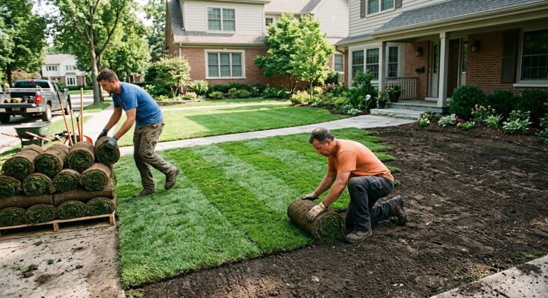 Yard Sod Installation in Ventura County, CA