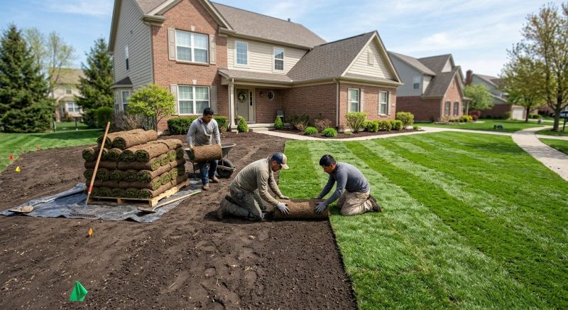 Yard Sod Installation in Rockwall, TX