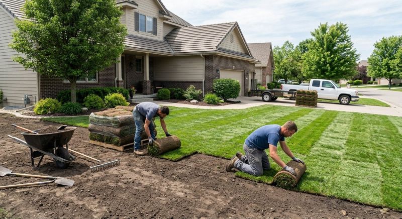 Yard Sodding in Rockwall, TX